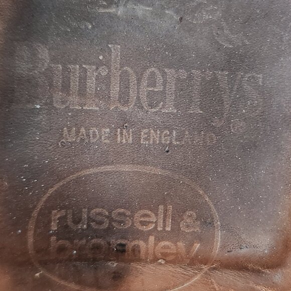 Burberry\'s men\'s shoes 8 vintage brown suede Russell & Bromley main image 5